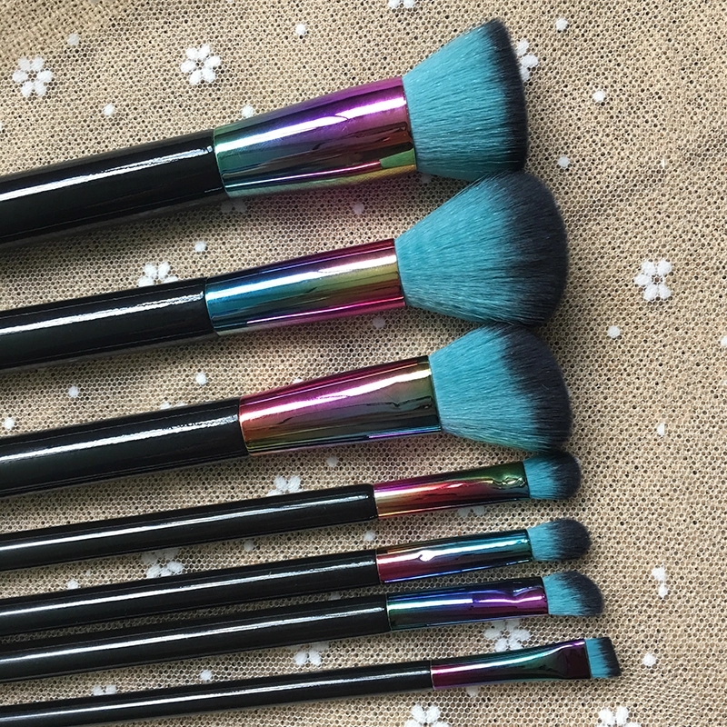 Professional 7pcs Make up Set Eyeshdow Blusher Concealer Lip Eyebrow Makeup Brush