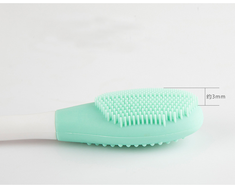Amazon Hot Sell 3 Color Makeup Brush Spatula Silicone Face Mask Spatula