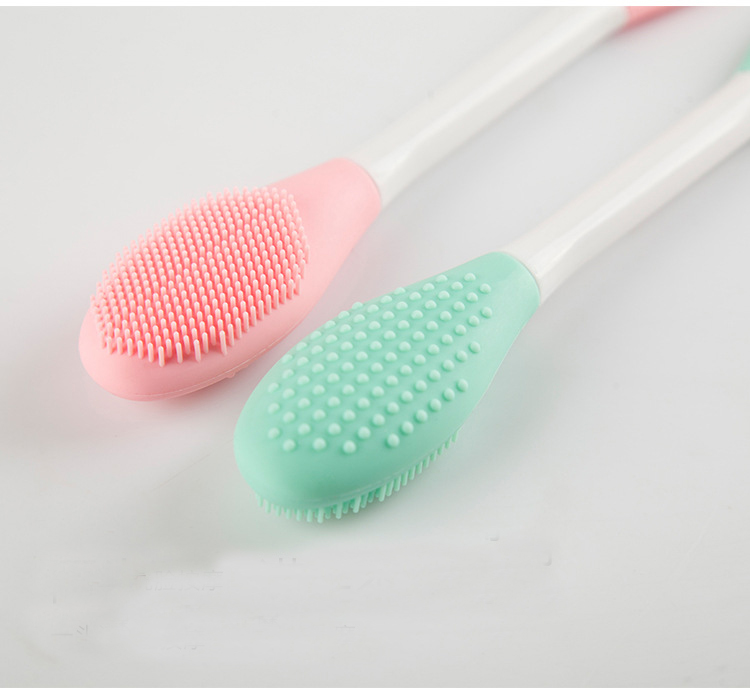 Amazon Hot Sell 3 Color Makeup Brush Spatula Silicone Face Mask Spatula