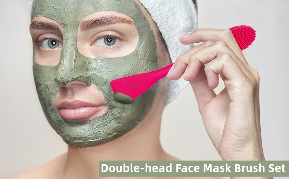 Silicone Face Mask Brushes Flexible Facial massage Mud Mask Applicator Brush