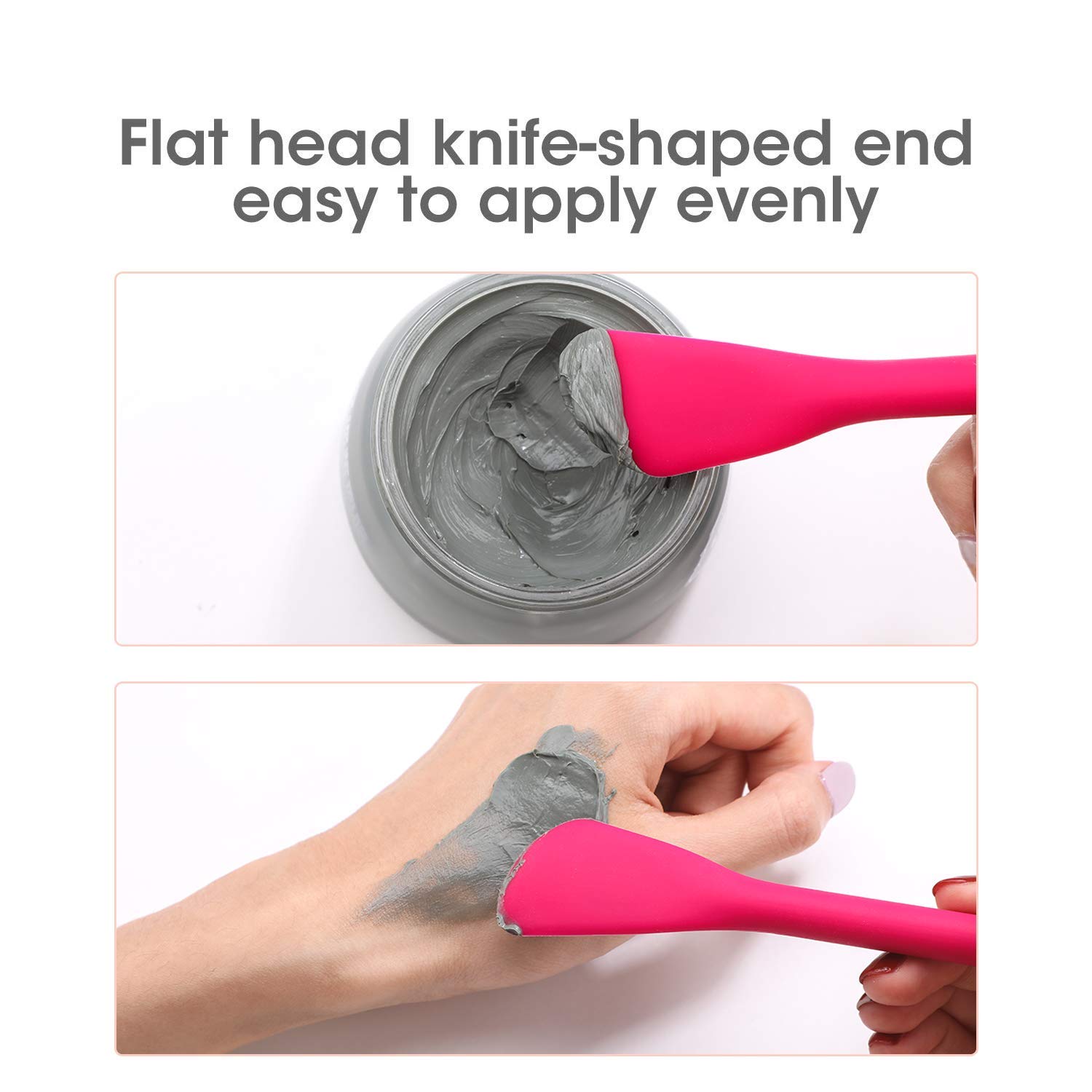 Silicone Face Mask Brushes Flexible Facial massage Mud Mask Applicator Brush
