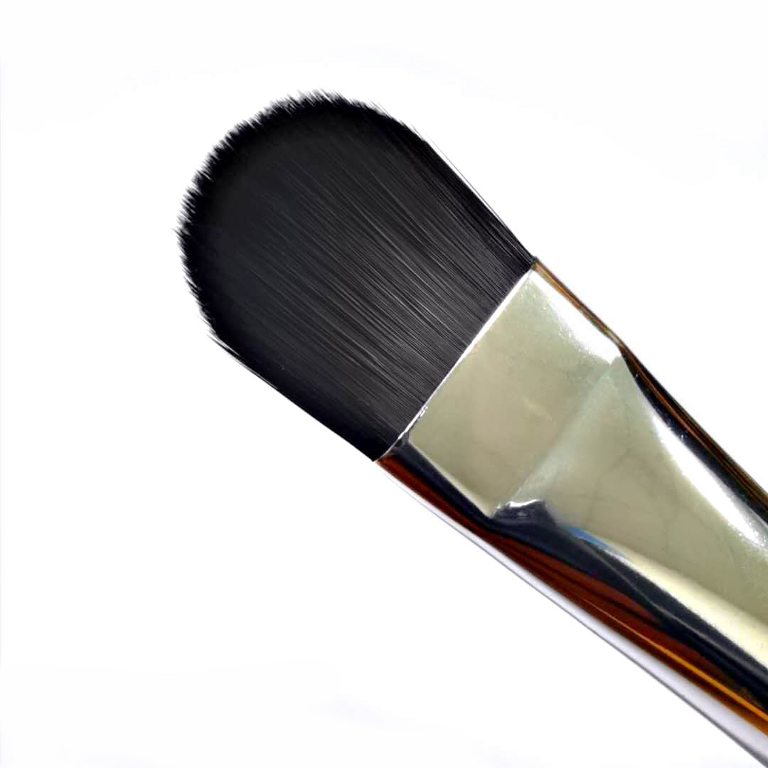 Wholesale eco friendly rose gold wooden vegan mini custom logo cosmetic face mask brush