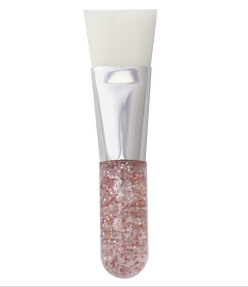 Private label small brush mask synthetic hair mini face mask brush