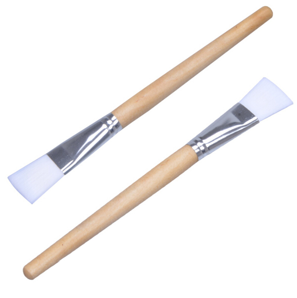 Single Plastic Handle Brush Mask Synthetic Hair Face Mask Brush