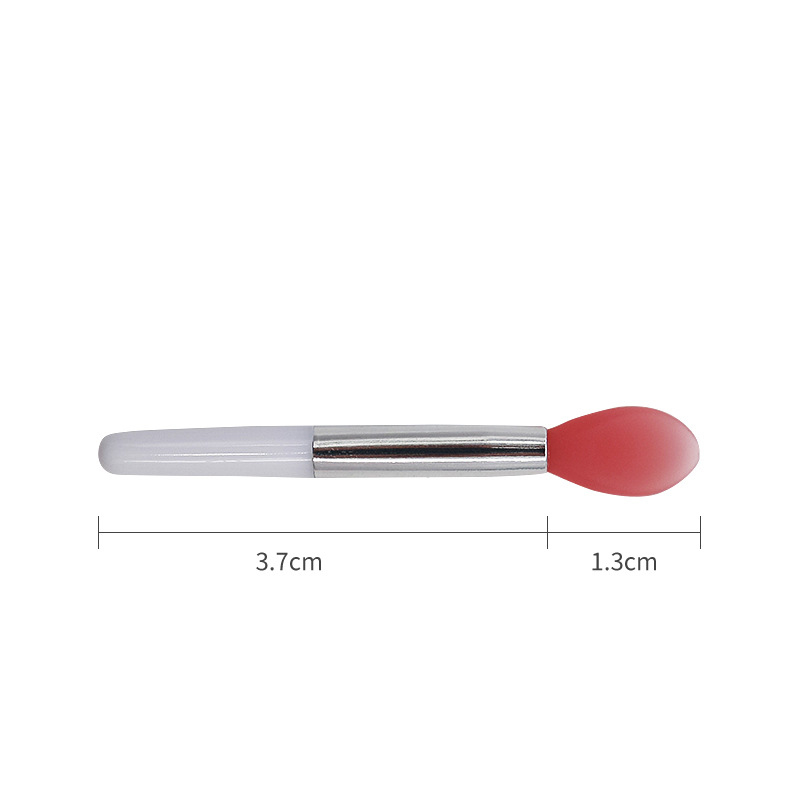 Private Label 5cm lip mask brush silicone bristle Mini Mask Brush lip applicator
