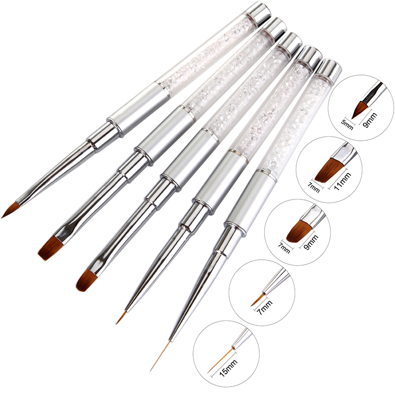Wholesale kolinsky acrylic nail brush for nail art