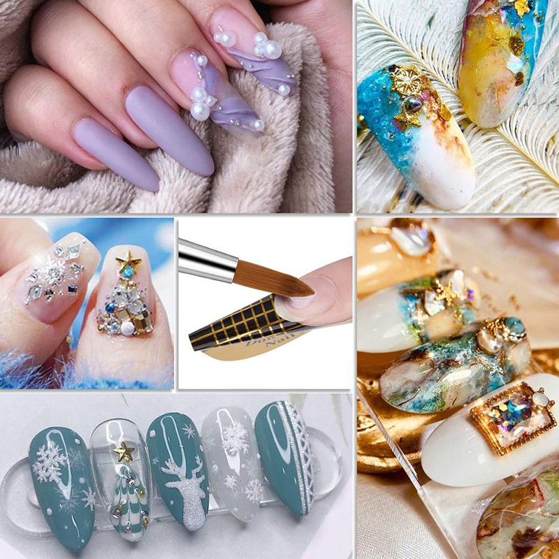 Wholesale kolinsky acrylic nail brush for nail art