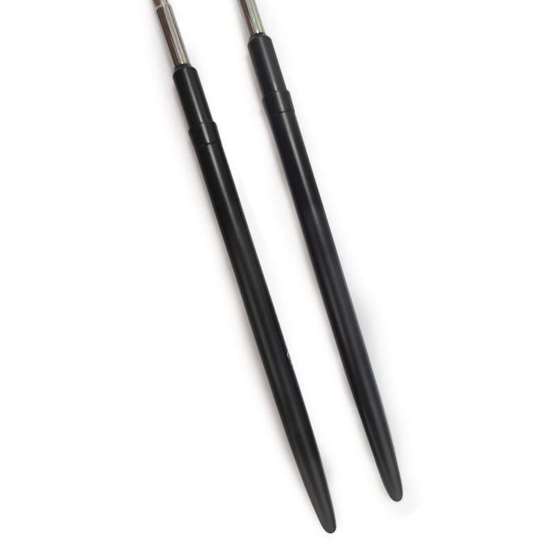 New design matte black handle nylon hair extremely thin liner painting brush nail art brush