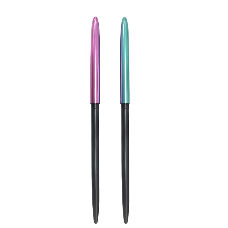 New design matte black handle nylon hair extremely thin liner painting brush nail art brush