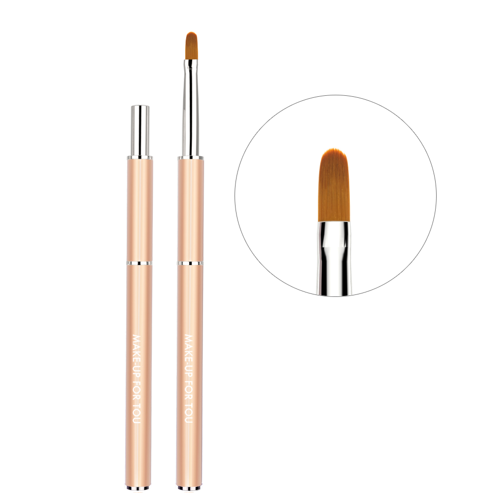 Hot sell Nail art brush Metal Handle Kolinsky Hair Cosmetic Nail Art gel Brush