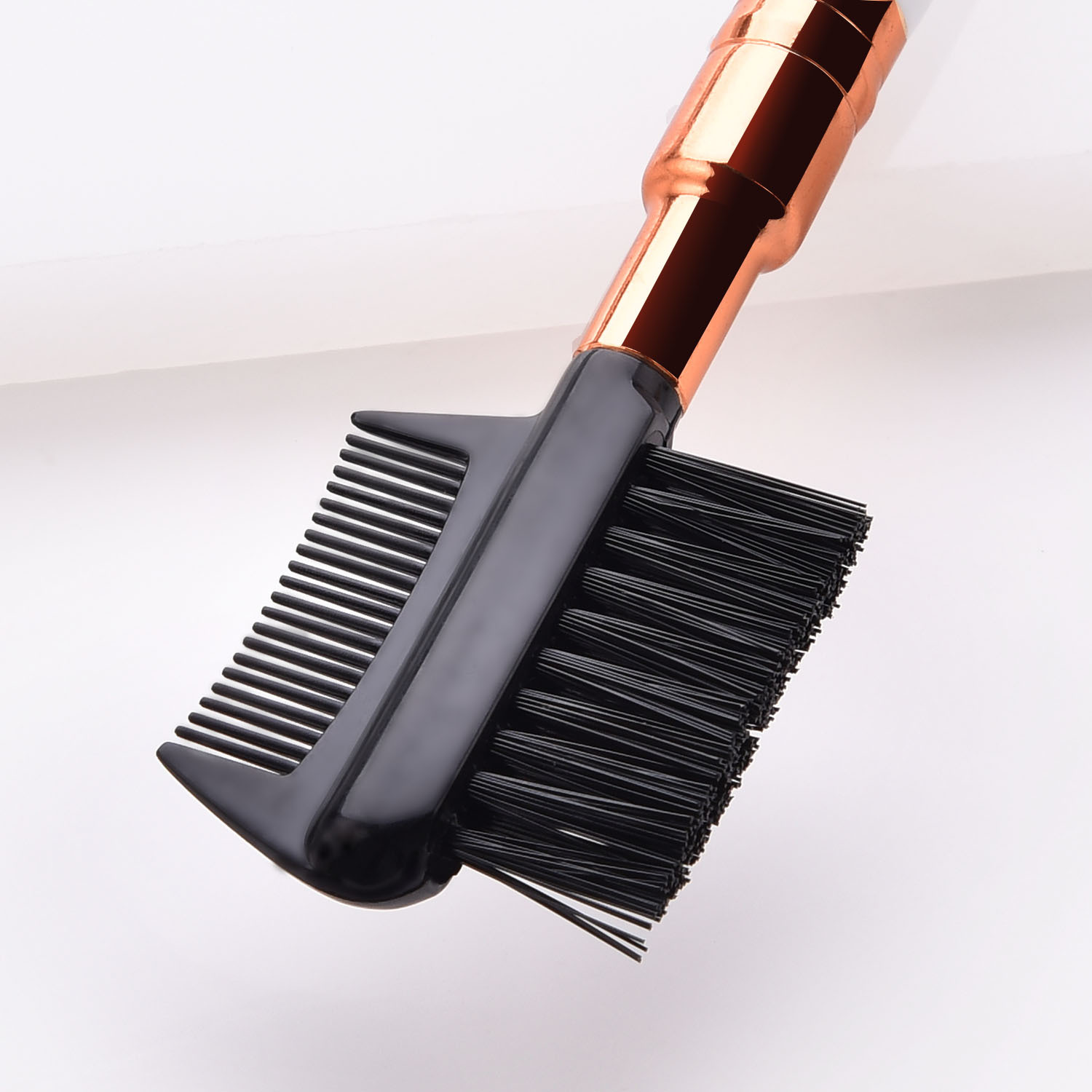 OEM Dual-end Makeup Eye Brush - Mascara Brush + Eyebrow Makeup Brush White