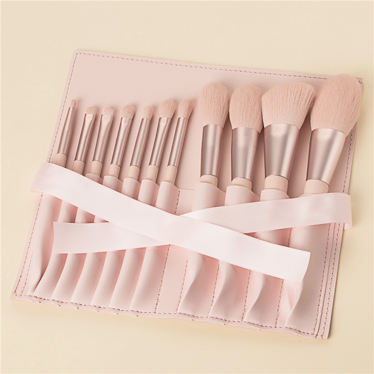 Hot Sale Makeup Brushes Normal Size 11 Piece Blush Powder Foundation Makeup Brush Set