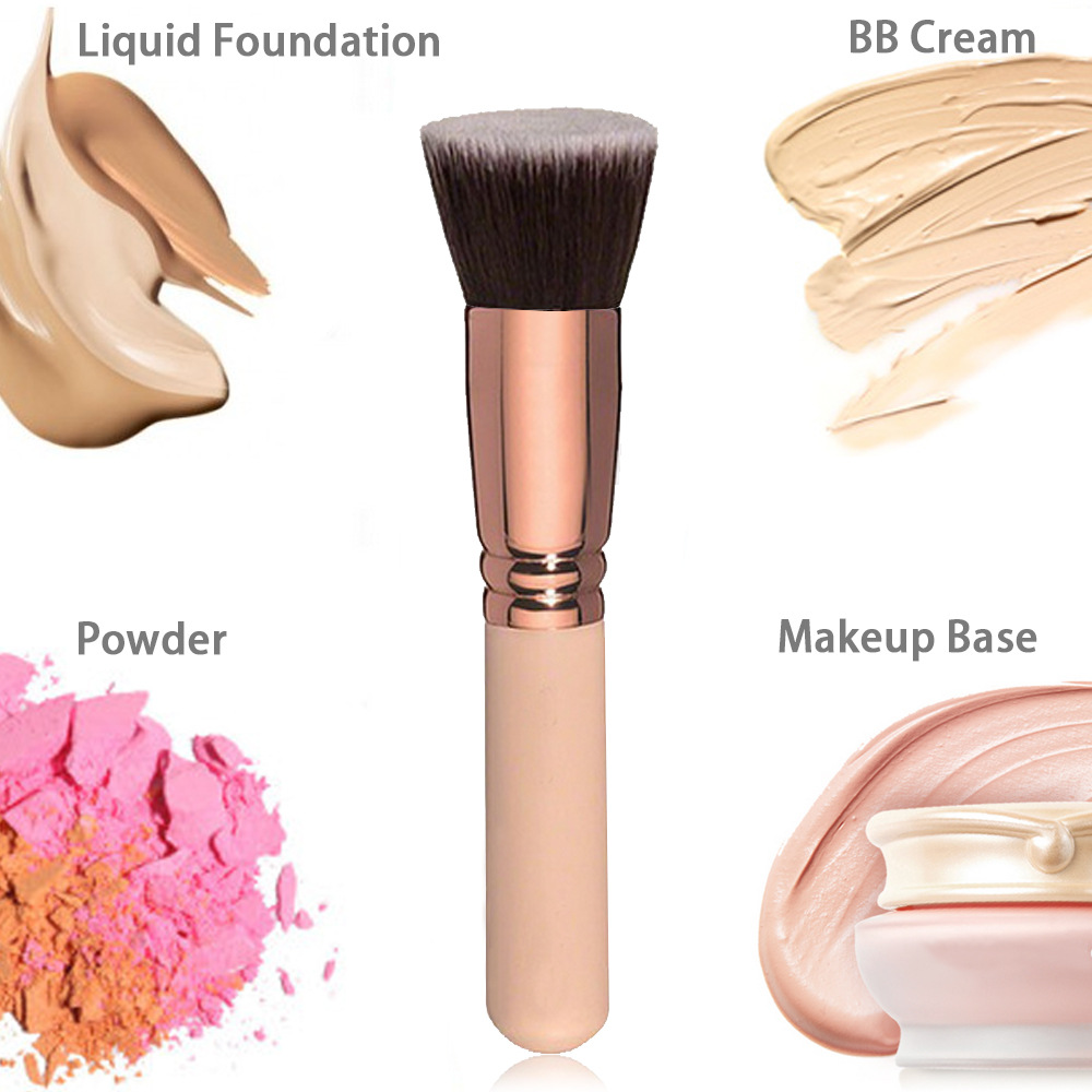 Amazon Best seller Foundation Makeup brush Flat Top Kabuki Brush for Face