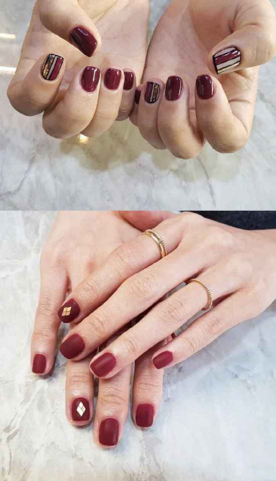 Red Nail Art Picture Show Hand White Best Nail Style