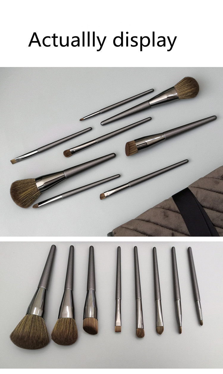 High End 8pcs Make Up Brush Unbranded Makeup Brush Set With Bag