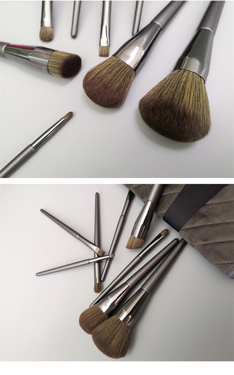 High End 8pcs Make Up Brush Unbranded Makeup Brush Set With Bag