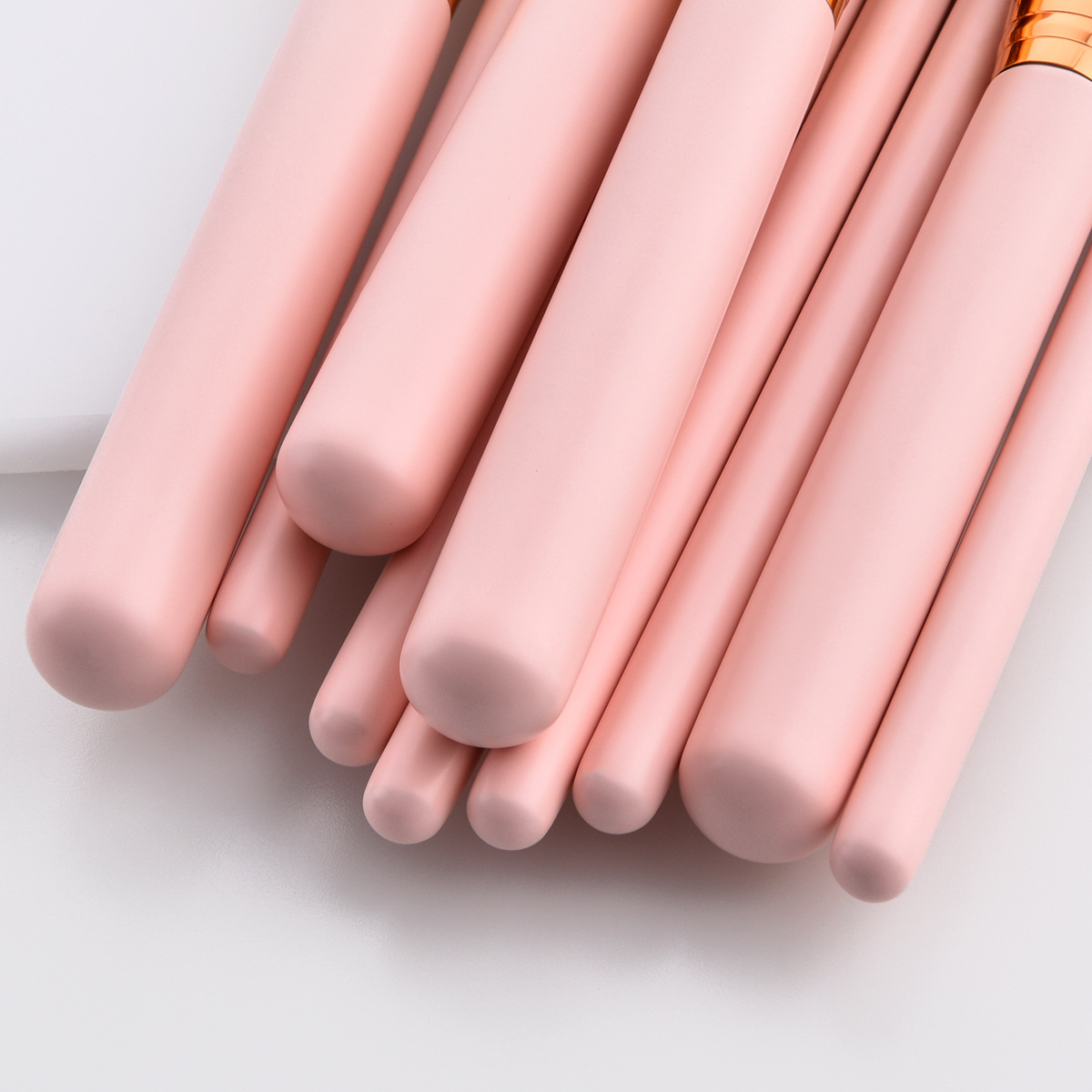 2021 New Trend 14PCS Standing Brushes Makeup Set Pink Stand Up Make Up Brushes