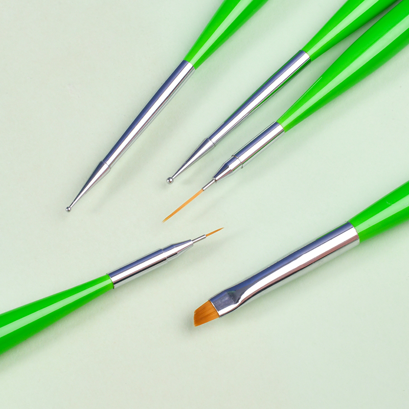 wood handle nail art brush liner gel dotting tool