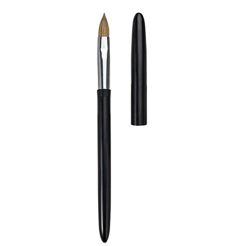 wholesale metal handle acrylic brush kolinsky sable Nail Art Brush