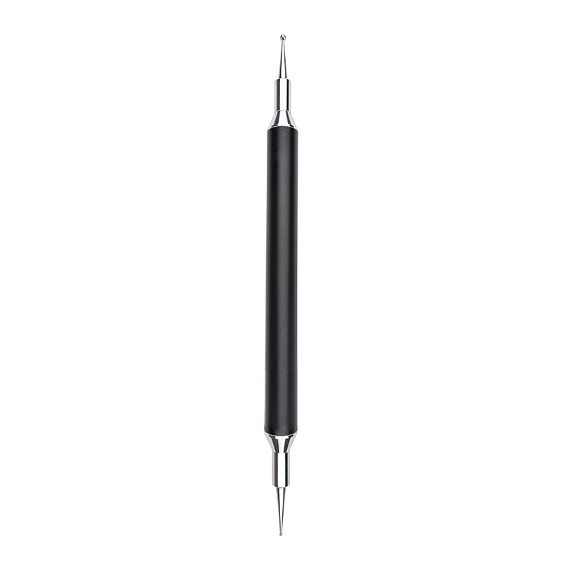 matte black metal handle wholesale double dotting nail art tool