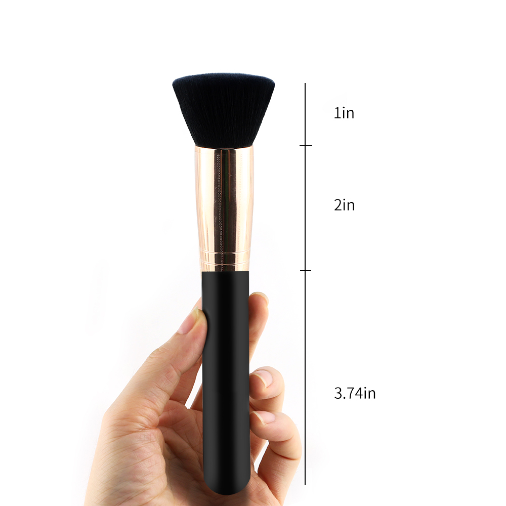 High Quality Single Iiquid Flat Top kabuki private label foundation brush