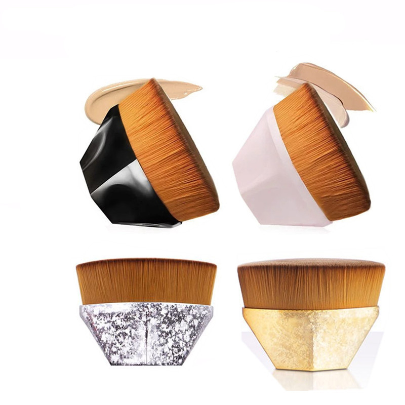Synthetic flat oval foundation brush special body face foundation brush