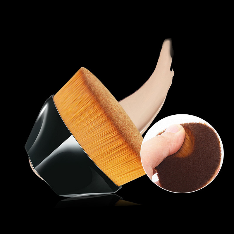 Synthetic flat oval foundation brush special body face foundation brush