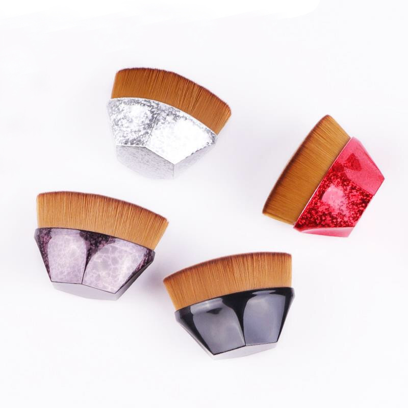 Synthetic flat oval foundation brush special body face foundation brush