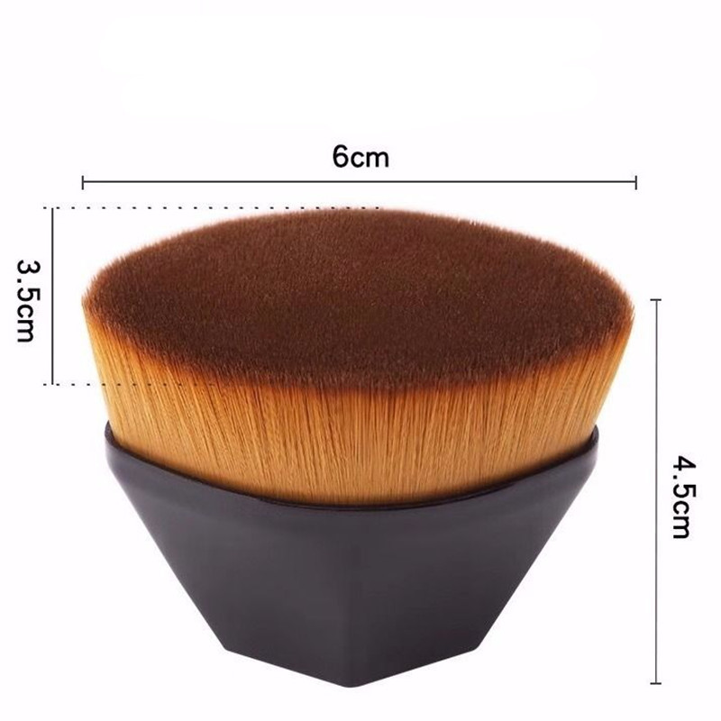 Synthetic flat oval foundation brush special body face foundation brush