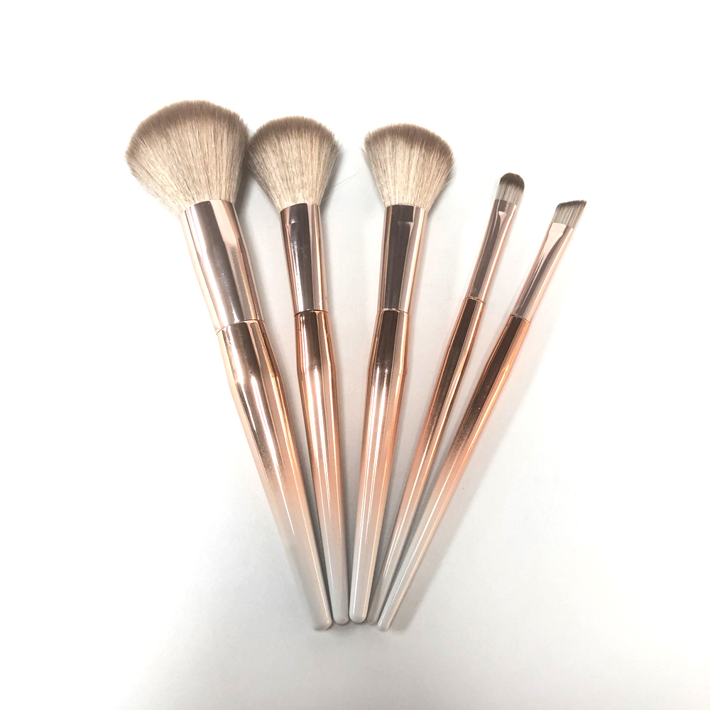 New Design Beauty Vegan Portable Luxury Gold Makeup Brushes Kit Kabuki Foundation Cosmetic Makeup Brushes