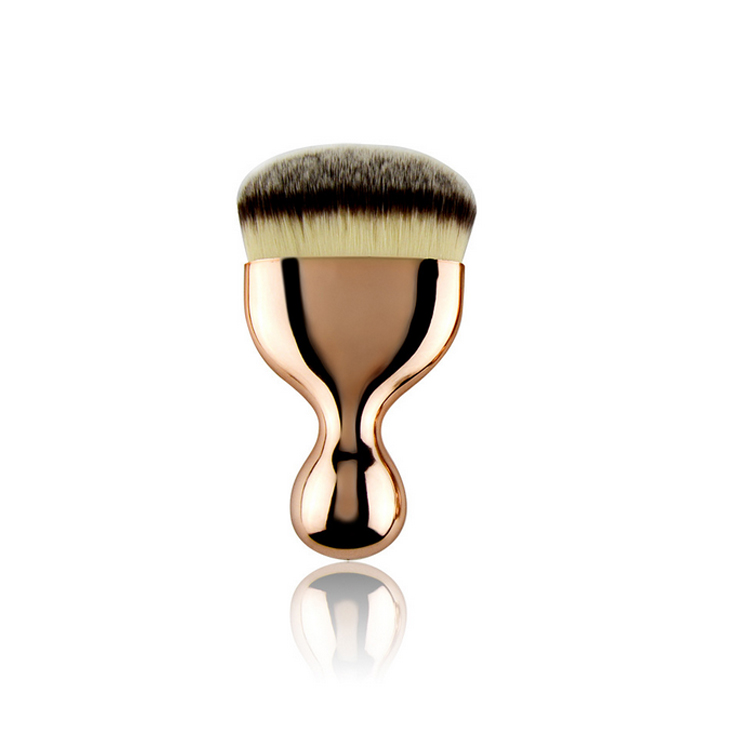 Multifunctional Nylon hair Makeup Tools Cream Fishtail single Flat Foundation Makeup Brush