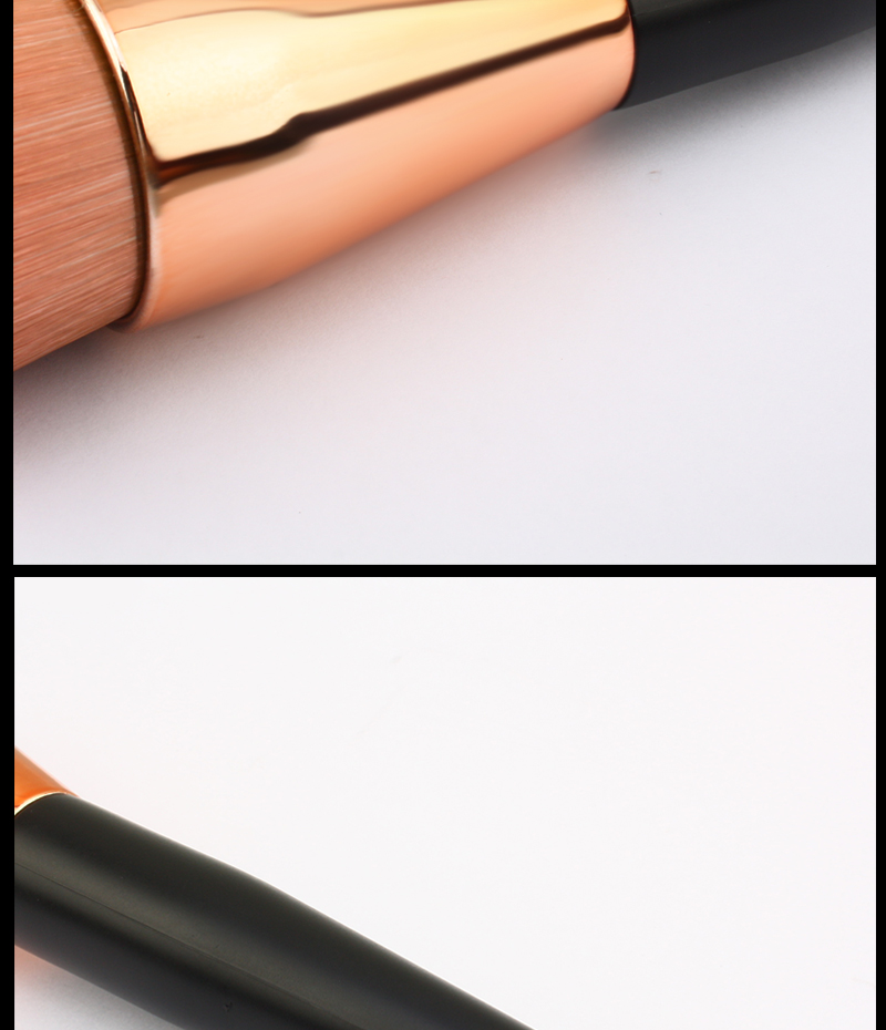 New Design Private Label Concave Face Liquid Foundation Makeup Brush