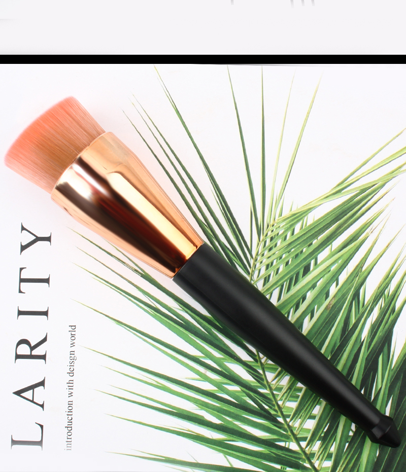 New Design Private Label Concave Face Liquid Foundation Makeup Brush