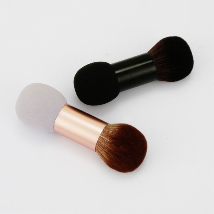 Luxury Professional Facial Double head Foundation Sponge Powder Brush Beauty Tools