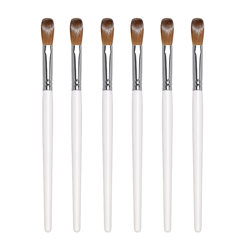 high quality wood handle acrylic nail brush wholesale kolinsky sable Nail Art Brush