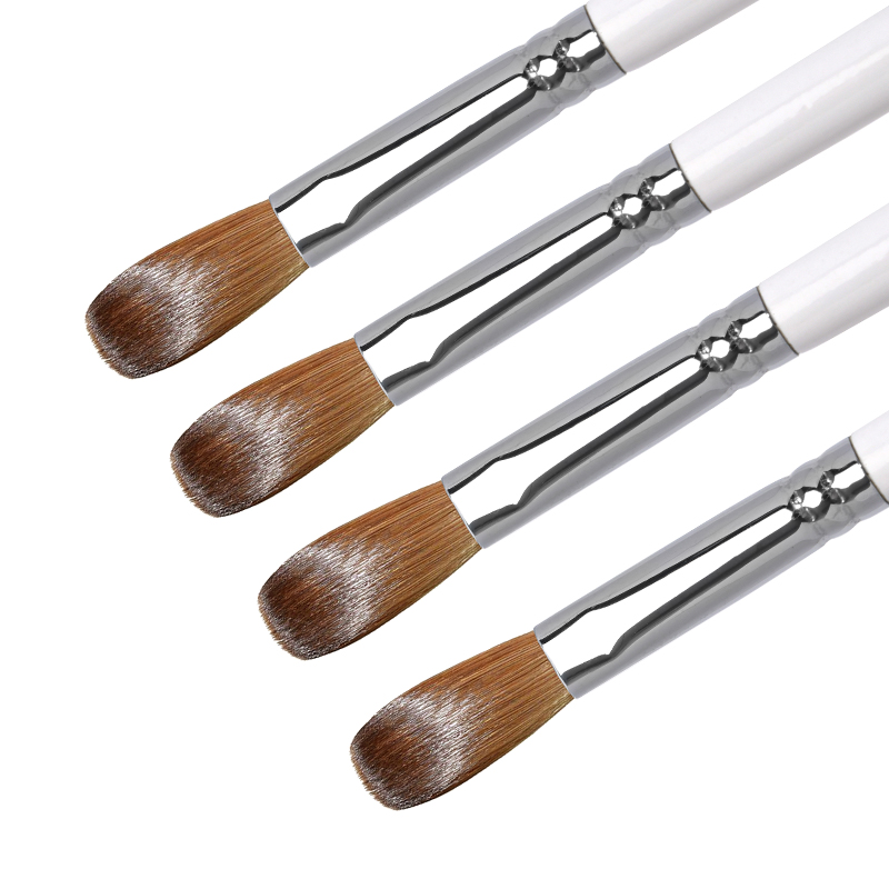 high quality wood handle acrylic nail brush wholesale kolinsky sable Nail Art Brush