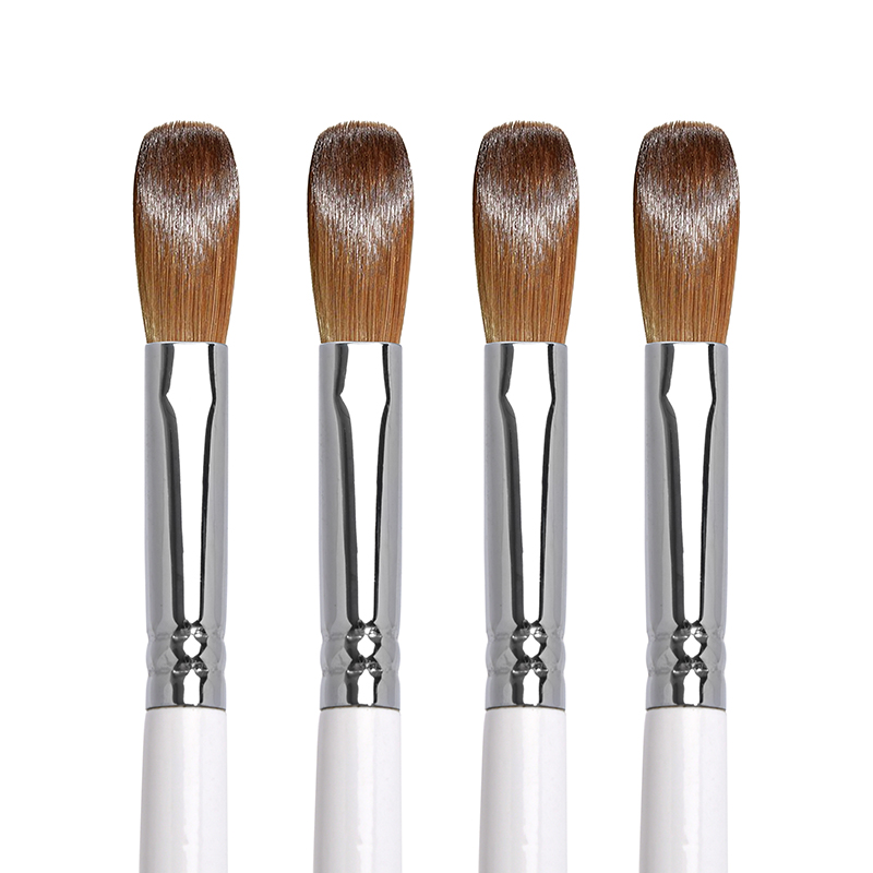 high quality wood handle acrylic nail brush wholesale kolinsky sable Nail Art Brush