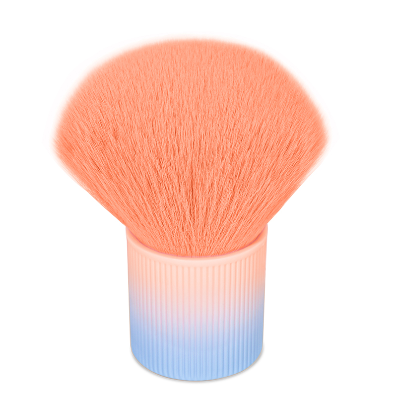 High Quality Popular Gradient handle Kabuki dust nail brush