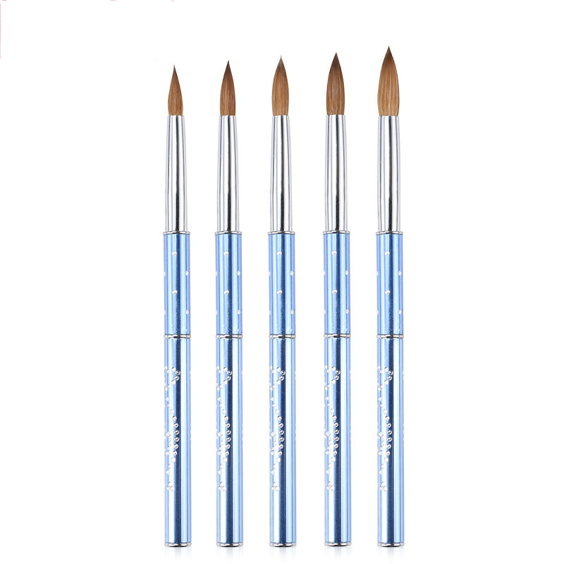 Professional best seller top quality cheap Acrylic kolinsky Nail Art Brush Set for girls