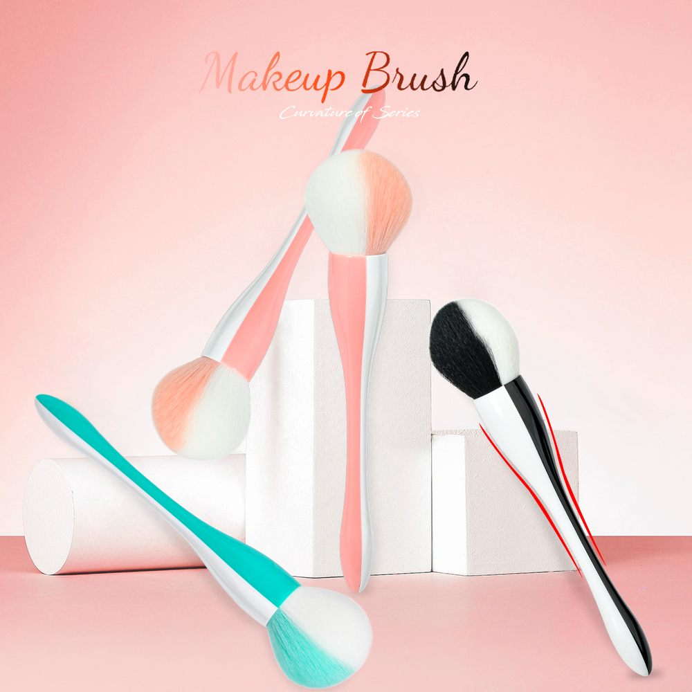 Single Unique Large Powder Blush Brush For Face Makeup Single Makeup Brush