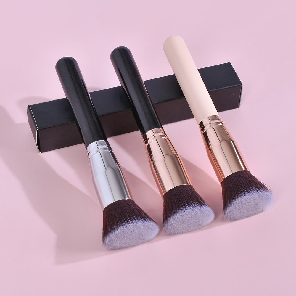 Flat Top Foundation Brush contour brush for Liquid Cream Powder Pro Quality Synthetic Dense Bristles