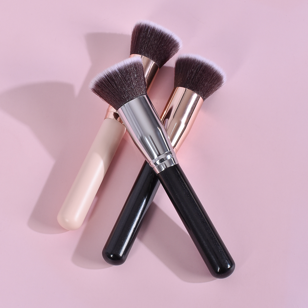 Flat Top Foundation Brush contour brush for Liquid Cream Powder Pro Quality Synthetic Dense Bristles