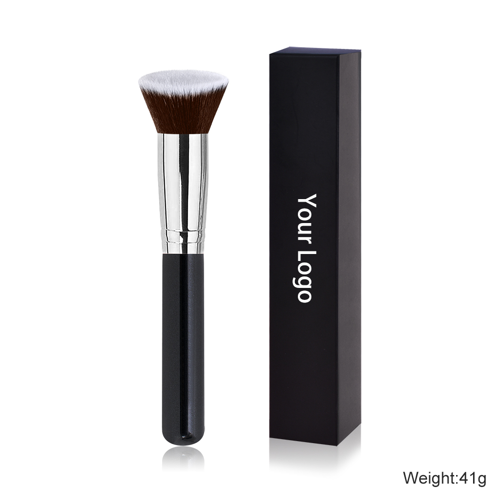 Flat Top Foundation Brush contour brush for Liquid Cream Powder Pro Quality Synthetic Dense Bristles