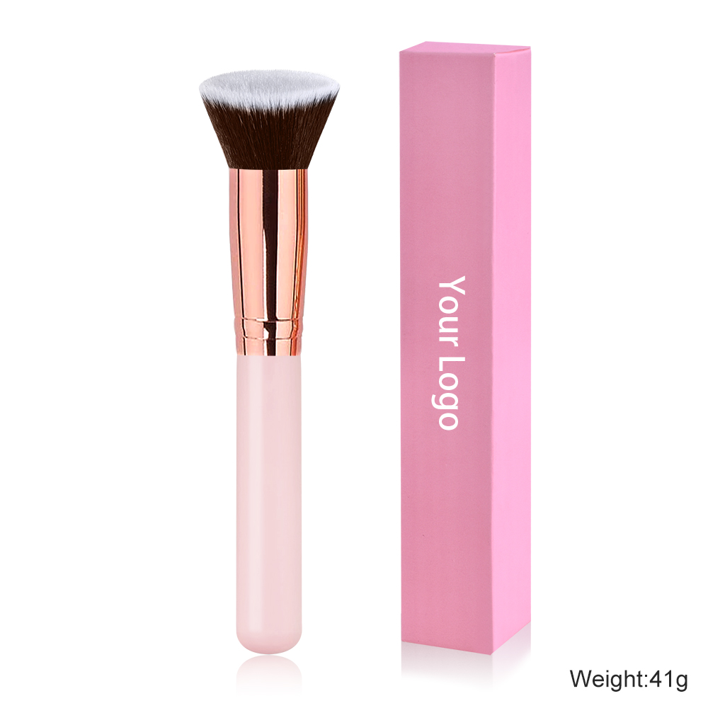 Flat Top Foundation Brush contour brush for Liquid Cream Powder Pro Quality Synthetic Dense Bristles