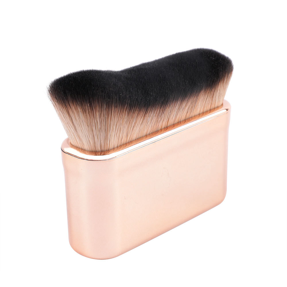 New rose gold curved foundation brush makeup foundation brush kabuki body brush